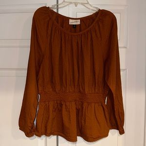 Universal Thread Size M Rustic Peplum top